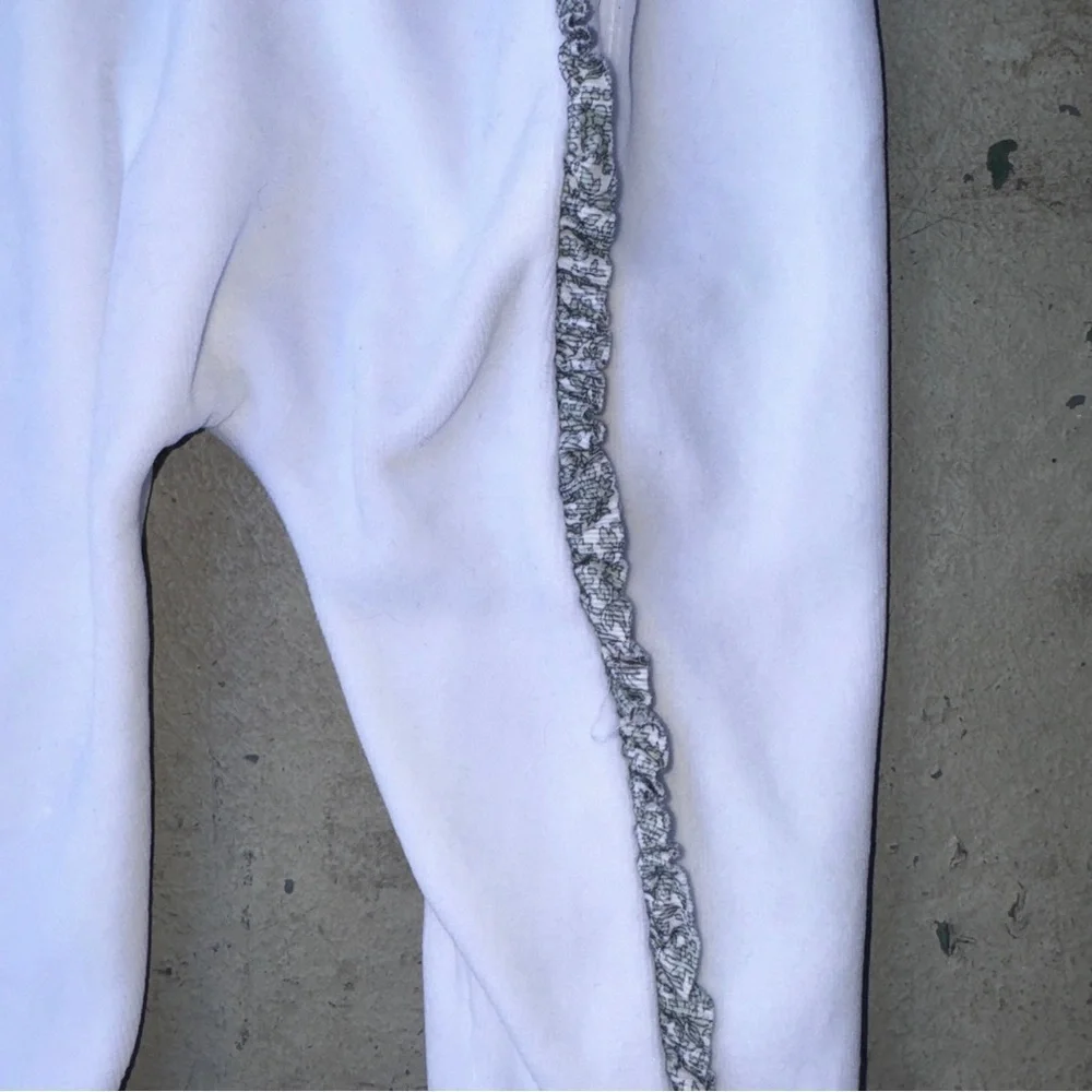 Patachou Contrasting Trim Floral Print Footed Pajamas